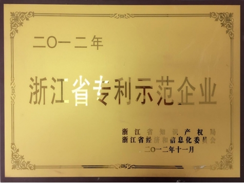 浙江省專利標范企業(yè)